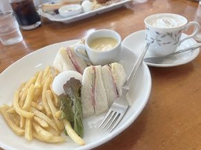 カフェアルバトロス の料理